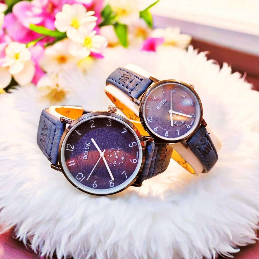 Stylish Unisex Quartz Analog Couple Watches 2pcs NEFDECKCOLLECTIONS