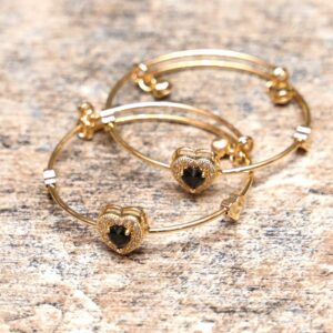 2 Pcs Gold Plated Kara Bracelet